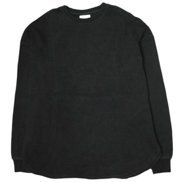 Danke Schon ダンケシェーン 21SS ヘビーウェイト オーバーサイズサーマルカットソー 21S-CSL045-DS Free ブラック トップス g19531 | 