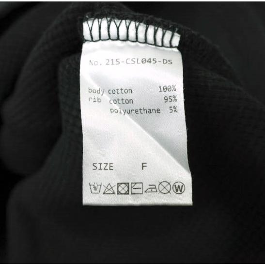 Danke Schon ダンケシェーン 21SS ヘビーウェイト オーバーサイズサーマルカットソー 21S-CSL045-DS Free ブラック トップス g19531 |  | 06