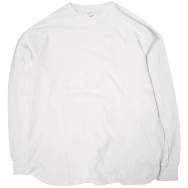 Danke Schon ダンケシェーン PIGMENT L/S T-Shirt ピグメント加工オーバーサイズロングスリーブTシャツ 20A-CSL042-DS Free ホワイト | 