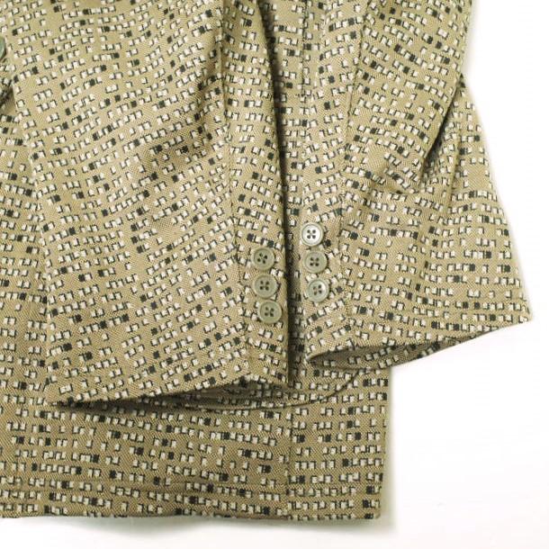 Needles ニードルス 20AW 日本製 2B JACKET - POLY JQ ポリスムース ジャガード 2Bジャケット HM238 L BEIGE テーラード ジャージ g19551 |  | 05