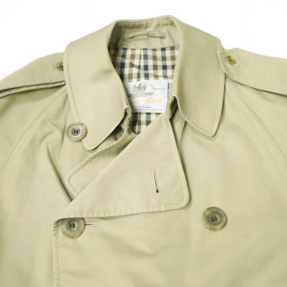 Aquascutum アクアスキュータム イギリス製 70〜80s ヴィンテージ コットンギャバジントレンチコート L程度 ベージュ Aqua5 g19568 |  | 03