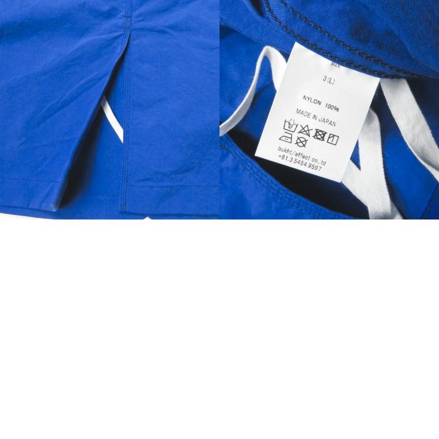 新品 bukht ブフト 18SS 日本製 WORK JACKET ナイロン ワークジャケット BV-312412 3(L) ブルー カバーオール パッカリング ☆☆g1957 |  | 09