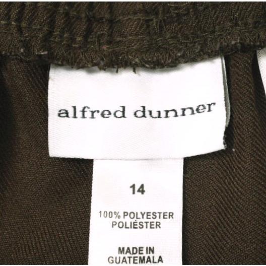 alfred dunner アルフレッドダナー ポリエステルサージイージーパンツ 14(L-XL程度) Brown ボトムス g19584 |  | 02