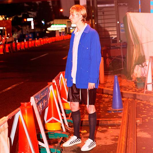 新品 bukht ブフト 18SS 日本製 WORK JACKET ナイロン ワークジャケット BV-312412 2(M) ブルー カバーオール パッカリング ☆☆g1958 |  | 02