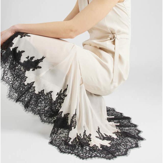 3.1 Phillip Lim スリーワン フィリップリム 23AW CADY シフォン レース付きコンボドレス F231-90081CDV 0 CHAMPAGNE ワンピース g19601 |  | 02