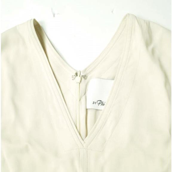 3.1 Phillip Lim スリーワン フィリップリム 23AW CADY シフォン レース付きコンボドレス F231-90081CDV 0 CHAMPAGNE ワンピース g19601 |  | 05
