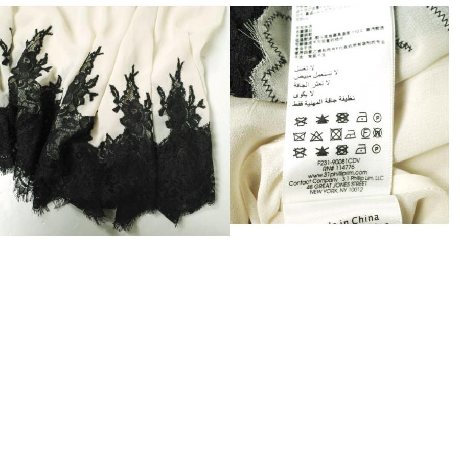 3.1 Phillip Lim スリーワン フィリップリム 23AW CADY シフォン レース付きコンボドレス F231-90081CDV 0 CHAMPAGNE ワンピース g19601 |  | 09