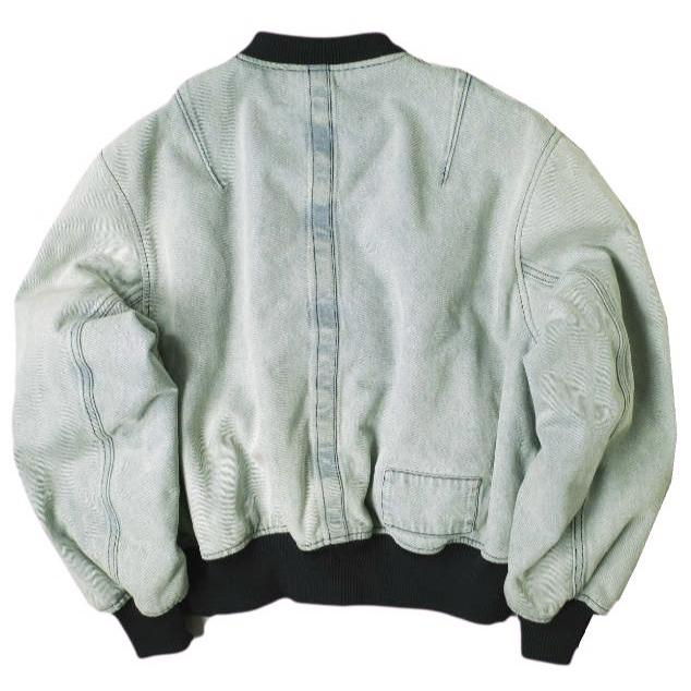 3.1 Phillip Lim スリーワン フィリップリム 23AW マルチトーンデニムリバーシブルボンバージャケット P232-60030MLD S MA-1 定価165,000円 |  | 01