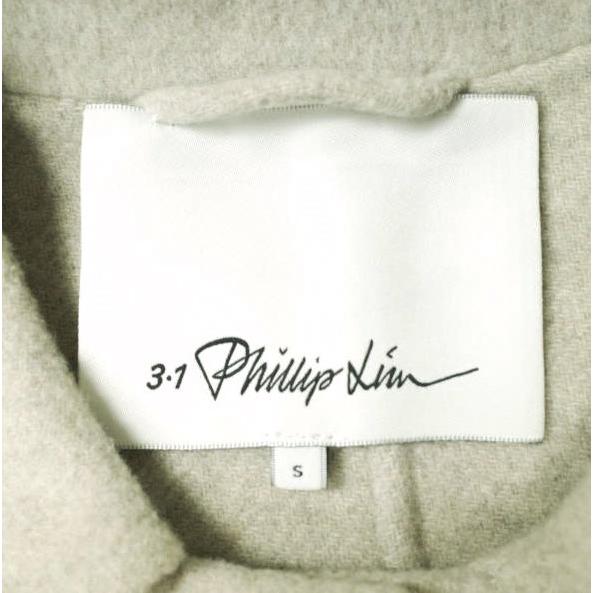 3.1 Phillip Lim スリーワン フィリップリム 22AW 1枚仕立て ラムズウール コクーンコート F222-8892RDC S グレー バルカラー 定価18万 |  | 02