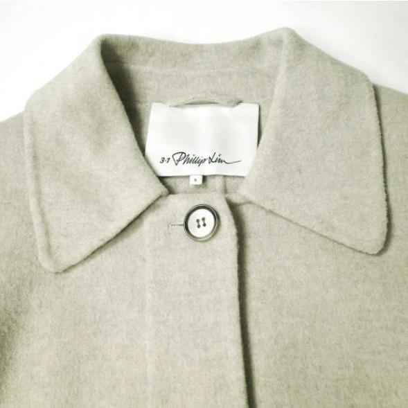 3.1 Phillip Lim スリーワン フィリップリム 22AW 1枚仕立て ラムズウール コクーンコート F222-8892RDC S グレー バルカラー 定価18万 |  | 03
