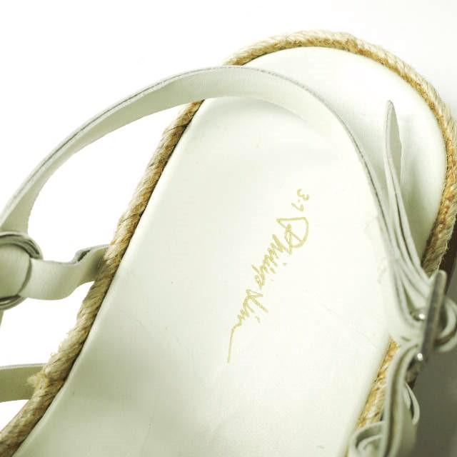 3.1 Phillip Lim スリーワン フィリップリム イタリア製 レザーストラップ プラットフォームサンダル 37(24cm) ホワイト シューズ g19610 |  | 06