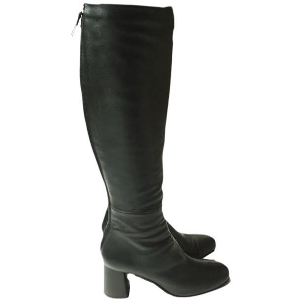 3.1 Phillip Lim スリーワン フィリップリム イタリア製 Nadia ラムスキンロングヒールブーツ 37(24cm) BLACK レザー シューズ g19611 |  | 02