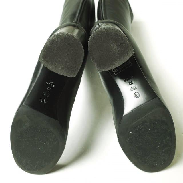 3.1 Phillip Lim スリーワン フィリップリム イタリア製 Nadia ラムスキンロングヒールブーツ 37(24cm) BLACK レザー シューズ g19611 |  | 08