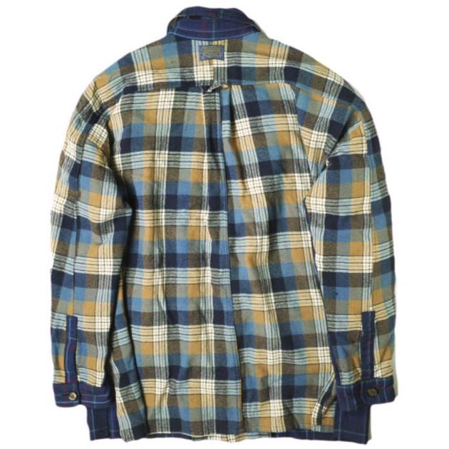 Punktum パンクタム PENDLETON REMAKE JACKET キルティングライナー付き ペンドルトンリメイクシャツジャケット チェック READYMADE |  | 01