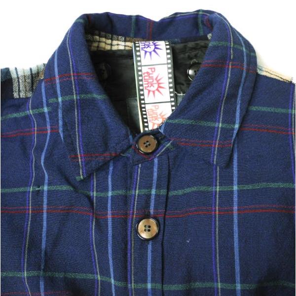 Punktum パンクタム PENDLETON REMAKE JACKET キルティングライナー付き ペンドルトンリメイクシャツジャケット チェック READYMADE |  | 03