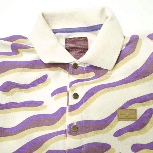 MARK＆LONA マークアンドロナ 日本製 Z polo カモフラージュ鹿の子ポロシャツ ML-12S-PL11 M BEIGE/PURPLE 半袖 ゴルフウェア g19650 |  | 02