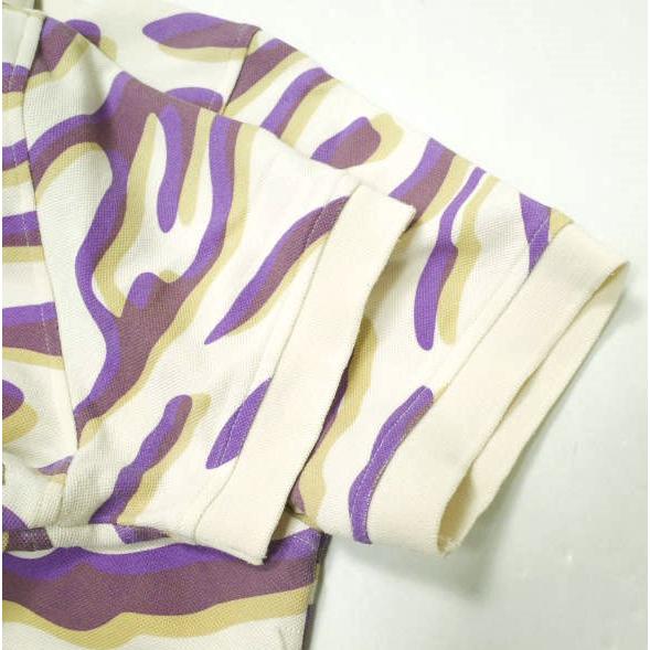 MARK＆LONA マークアンドロナ 日本製 Z polo カモフラージュ鹿の子ポロシャツ ML-12S-PL11 M BEIGE/PURPLE 半袖 ゴルフウェア g19650 |  | 04