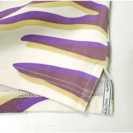 MARK＆LONA マークアンドロナ 日本製 Z polo カモフラージュ鹿の子ポロシャツ ML-12S-PL11 M BEIGE/PURPLE 半袖 ゴルフウェア g19650 |  | 05
