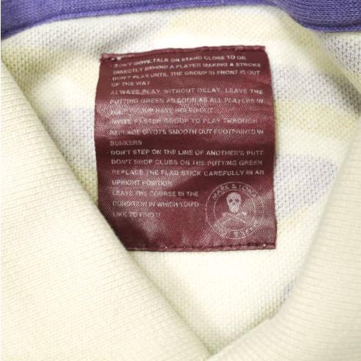 MARK＆LONA マークアンドロナ 日本製 Z polo カモフラージュ鹿の子ポロシャツ ML-12S-PL11 M BEIGE/PURPLE 半袖 ゴルフウェア g19650 |  | 08