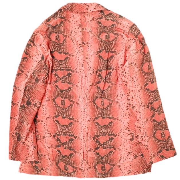 Elizabeth and James エリザベスアンドジェームス パイソン柄 シルクテーラードジャケット LJ312908L S サーモンピンク 1B アウター g19667 |  | 01