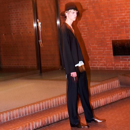 新品 bukht ブフト 18SS V/N PULL OVER SHIRTS CRAZY クレイジーVネックプルオーバーシャツ BV-916209 1(S) ブラック ストライプ ☆☆g1966 |  | 02