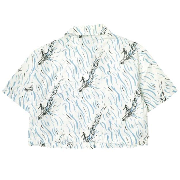 CARVEN カルヴェン カルベン サーフプリント ショートスリーブシャツ 415 H94 38 WHITE 半袖 トップス g19671 |  | 01