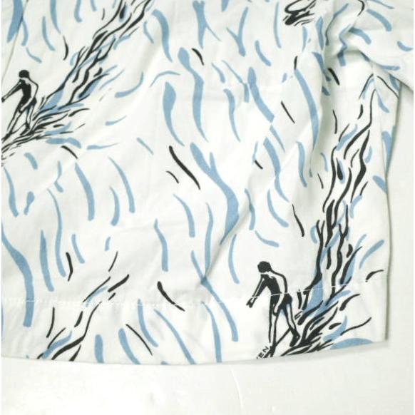 CARVEN カルヴェン カルベン サーフプリント ショートスリーブシャツ 415 H94 38 WHITE 半袖 トップス g19671 |  | 05