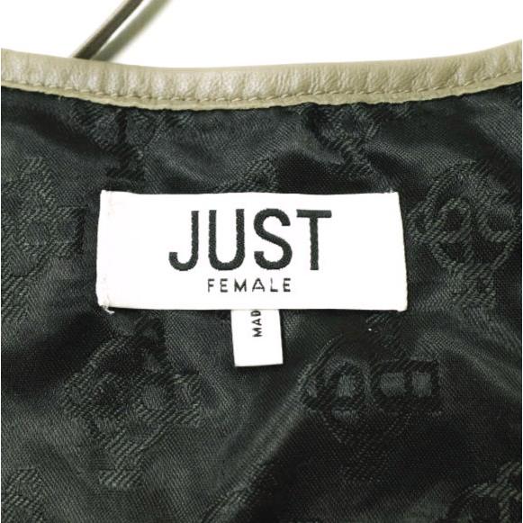 JUST FEMALE ジャストフィーメイル 21AW ラムレザーつけ襟 21090913000530 ベージュ 付け襟 g19672 |  | 02