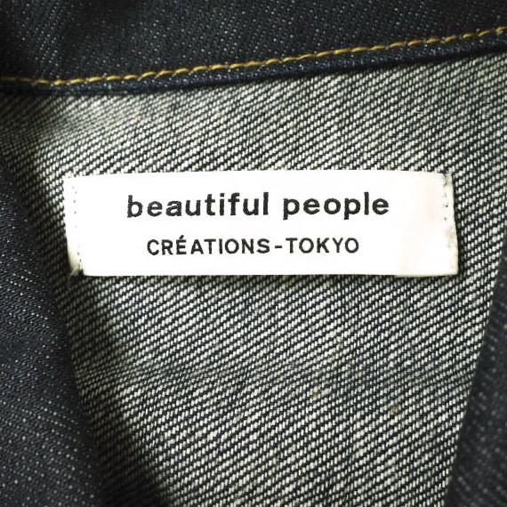 beautiful people ビューティフルピープル selvage denim big blouson セルビッチデニムビッグブルゾン 180 Gジャン デニムジャケット |  | 03