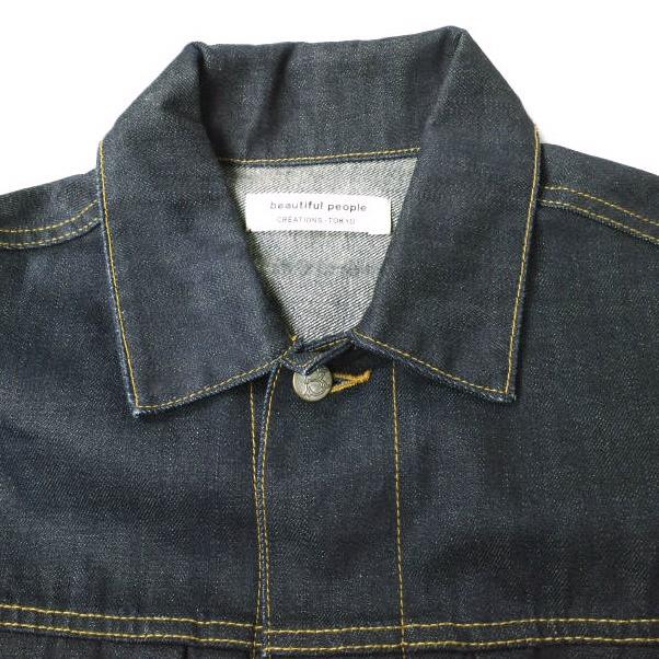 beautiful people ビューティフルピープル selvage denim big blouson セルビッチデニムビッグブルゾン 180 Gジャン デニムジャケット |  | 04