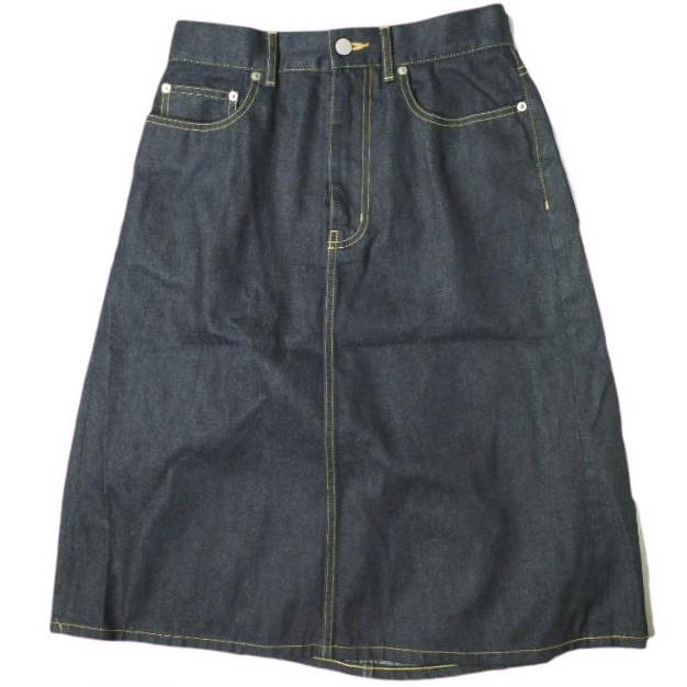 beautiful people ビューティフルピープル 日本製 selvedge denim back tuck skirt セルビッチデニムバックタックスカート 1945107004 36 | 