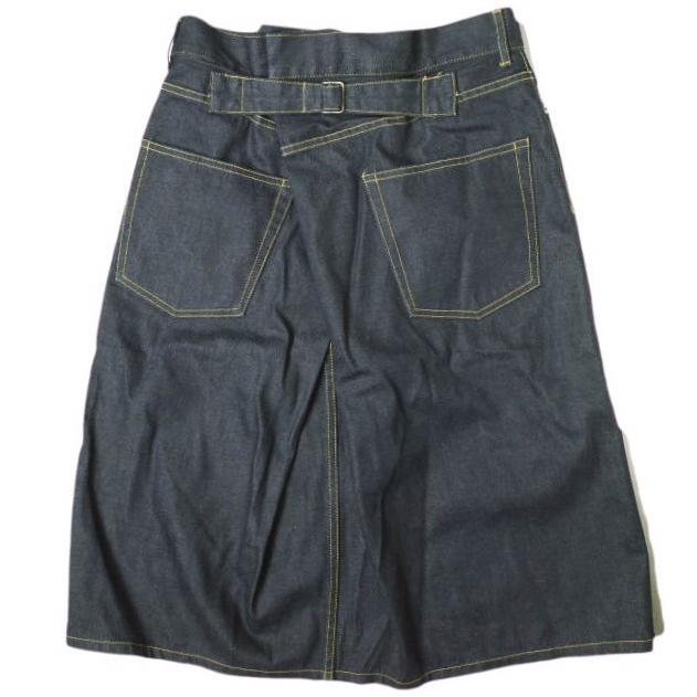 beautiful people ビューティフルピープル 日本製 selvedge denim back tuck skirt セルビッチデニムバックタックスカート 1945107004 36 |  | 01