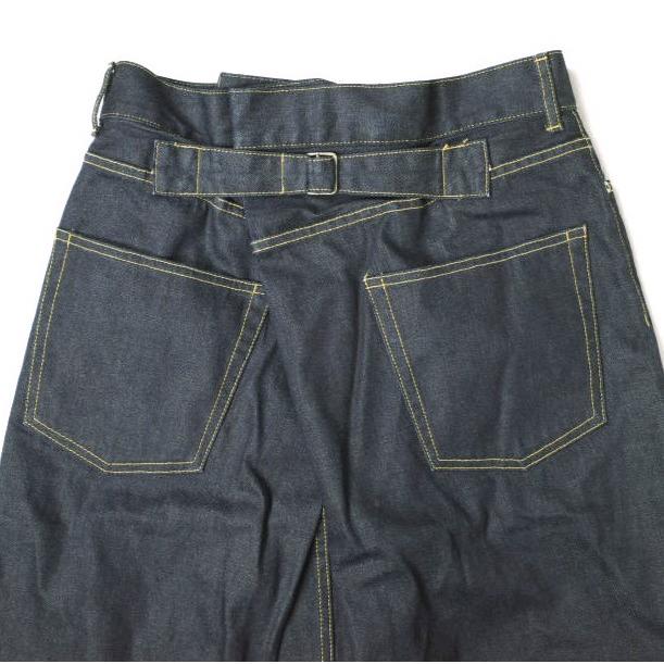 beautiful people ビューティフルピープル 日本製 selvedge denim back tuck skirt セルビッチデニムバックタックスカート 1945107004 36 |  | 06