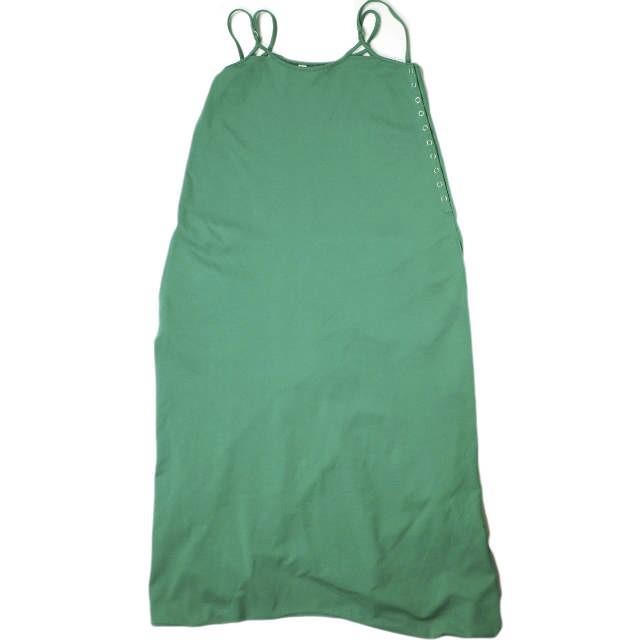 beautiful people ビューティフルピープル 21AW double-end bear smooth camidress キャミソールマキシワンピース 1145304001 36 Green | 