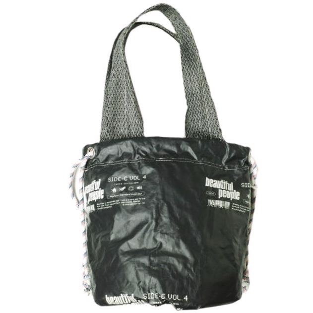 beautiful people ビューティフルピープル 20AW flexible container small size bag フレキシブルコンテナスモールサイズバッグ BLACK 巾着 |  | 02