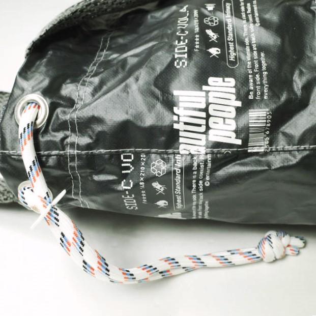 beautiful people ビューティフルピープル 20AW flexible container small size bag フレキシブルコンテナスモールサイズバッグ BLACK 巾着 |  | 05