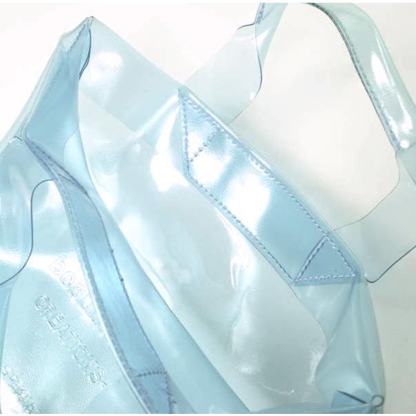 beautiful people ビューティフルピープル クリアエンボスビニールネームトートバッグ スカイブルー PVC カバン g19680 |  | 05