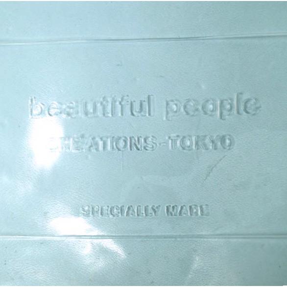 beautiful people ビューティフルピープル クリアエンボスビニールネームトートバッグ スカイブルー PVC カバン g19680 |  | 06