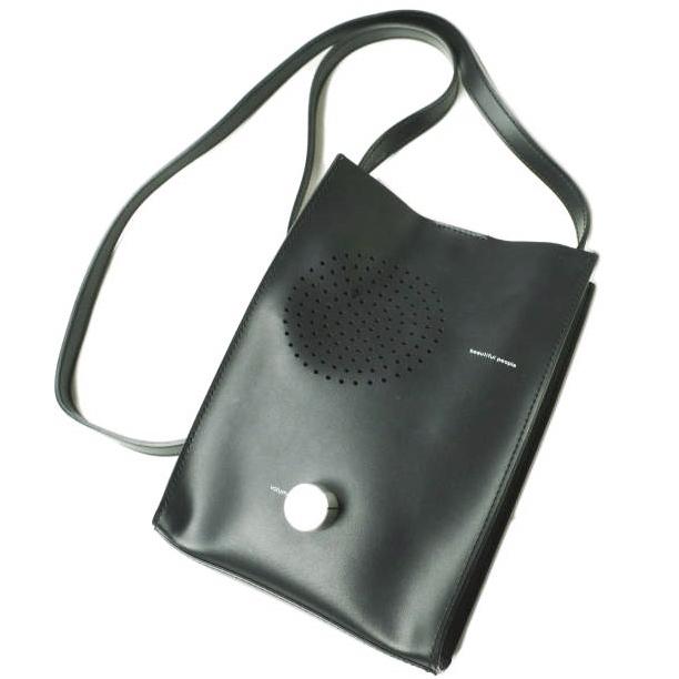 beautiful people ビューティフルピープル 22SS audio box sacoche オーディオボックスサコッシュ 1225611943 BLACK ショルダーバッグ |  | 03