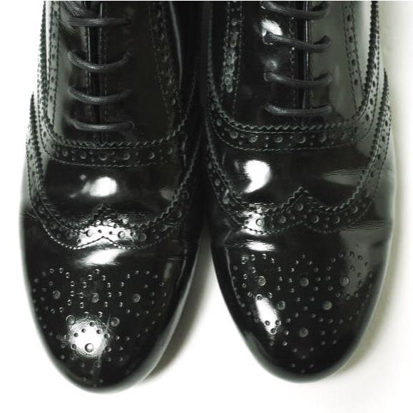 beautiful people ビューティフルピープル パテントレザーウイングチップシューズ 37(23.5cm) BLACK メダリオン 革靴 シューズ g19684 |  | 04