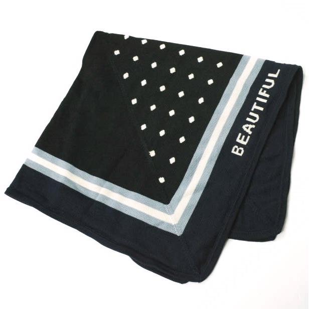 beautiful people ビューティフルピープル 星条旗柄ニットスカーフ Murti g19686 |  | 01