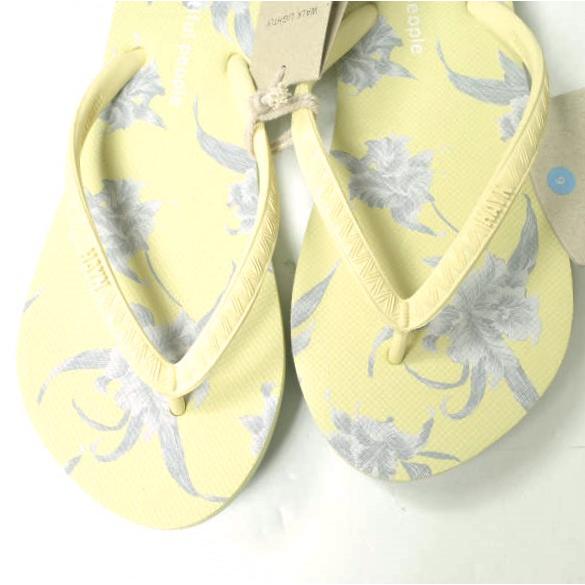 新品 beautiful people x HAYN ビューティフルピープル ハイアン 21SS 別注 beach sandals アロハ柄 ビーチサンダル 6(24cm) イエロー |  | 04
