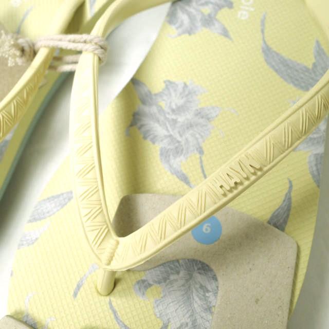 新品 beautiful people x HAYN ビューティフルピープル ハイアン 21SS 別注 beach sandals アロハ柄 ビーチサンダル 6(24cm) イエロー |  | 05