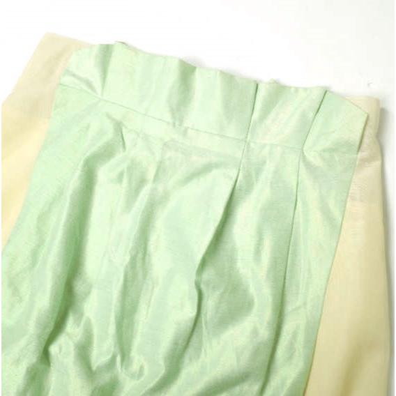 TOGA トーガ 日本製 12SS コットンリネンプリーツミニスカート TA21-FG048 2 ライトグリーン/イエロー ARCHIVES ボトムス g19692 |  | 04