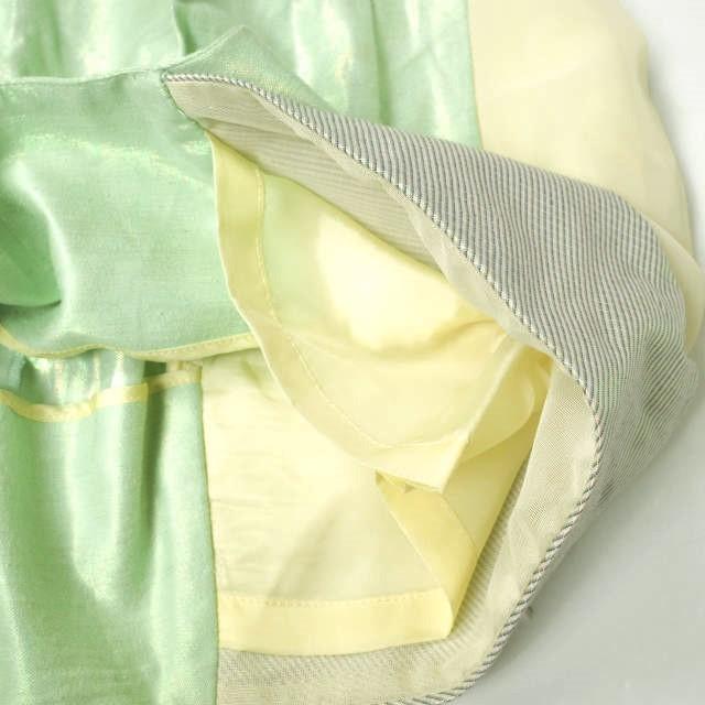 TOGA トーガ 日本製 12SS コットンリネンプリーツミニスカート TA21-FG048 2 ライトグリーン/イエロー ARCHIVES ボトムス g19692 |  | 06