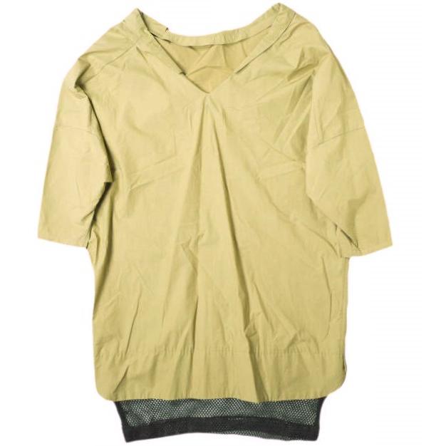 TOGA PULLA トーガ プルラ 日本製 メッシュレイヤードシャツワンピース TP21-FH217 2 KHAKI ドレス トップス g19701 |  | 01