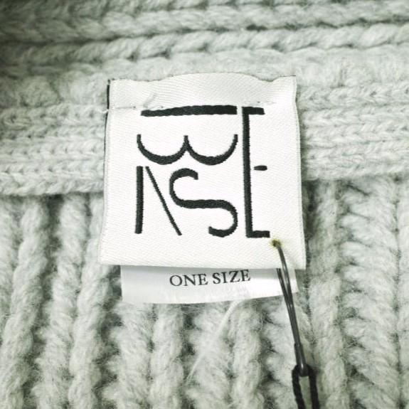 新品 BASERANGE ベースレンジ MEA WRAP リサイクルウール ローゲージラップカーディガン ONE SIZE GREY ニット 前後両用 トップス g19718 |  | 05