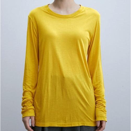 新品 BASERANGE ベースレンジ BAMBOO ?LONG SLEEVE TEE バンブー ロングスリーブTシャツ S CAFA YELLOW 長袖 カットソー g19722 |  | 02