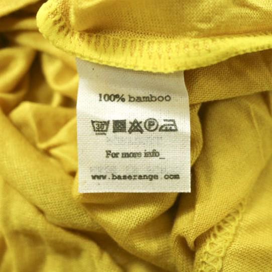 新品 BASERANGE ベースレンジ BAMBOO ?LONG SLEEVE TEE バンブー ロングスリーブTシャツ S CAFA YELLOW 長袖 カットソー g19722 |  | 08
