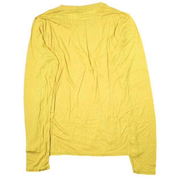 新品 BASERANGE ベースレンジ BAMBOO ?LONG SLEEVE TEE バンブー ロングスリーブTシャツ S CAFA YELLOW 長袖 カットソー g19723 |  | 01
